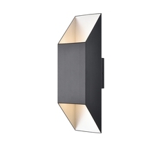 DVI DVP43061SS+BK - BRECON SQUARE SCONCE