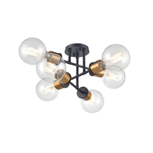 DVI DVP47611MF+EB - LAKE LOUISE 6 LT SEMI FLUSH
