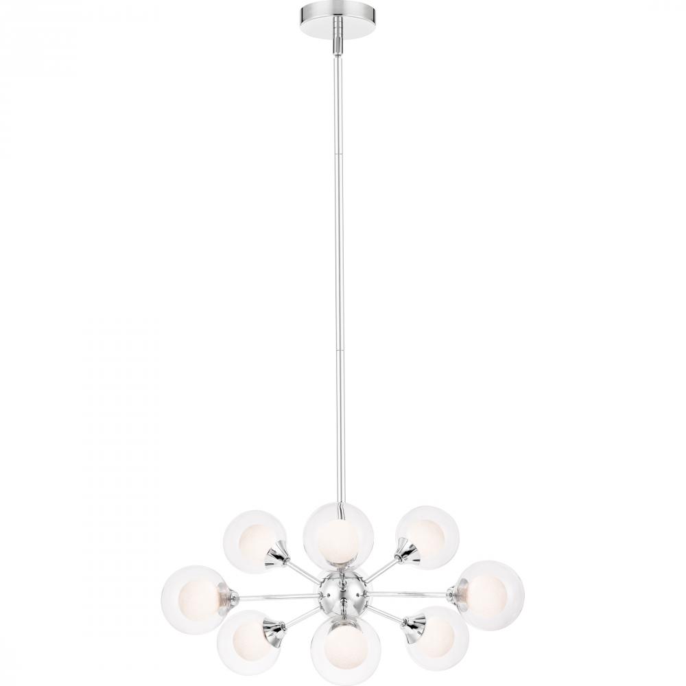 Spellbound 9-Light Polished Chrome Chandelier