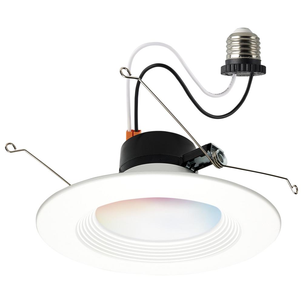 13 Watt; LED Retrofit Downlight; 5-6 Inch Round; Starfish IOT; RGB & Tunable White; 120 Volt; 90