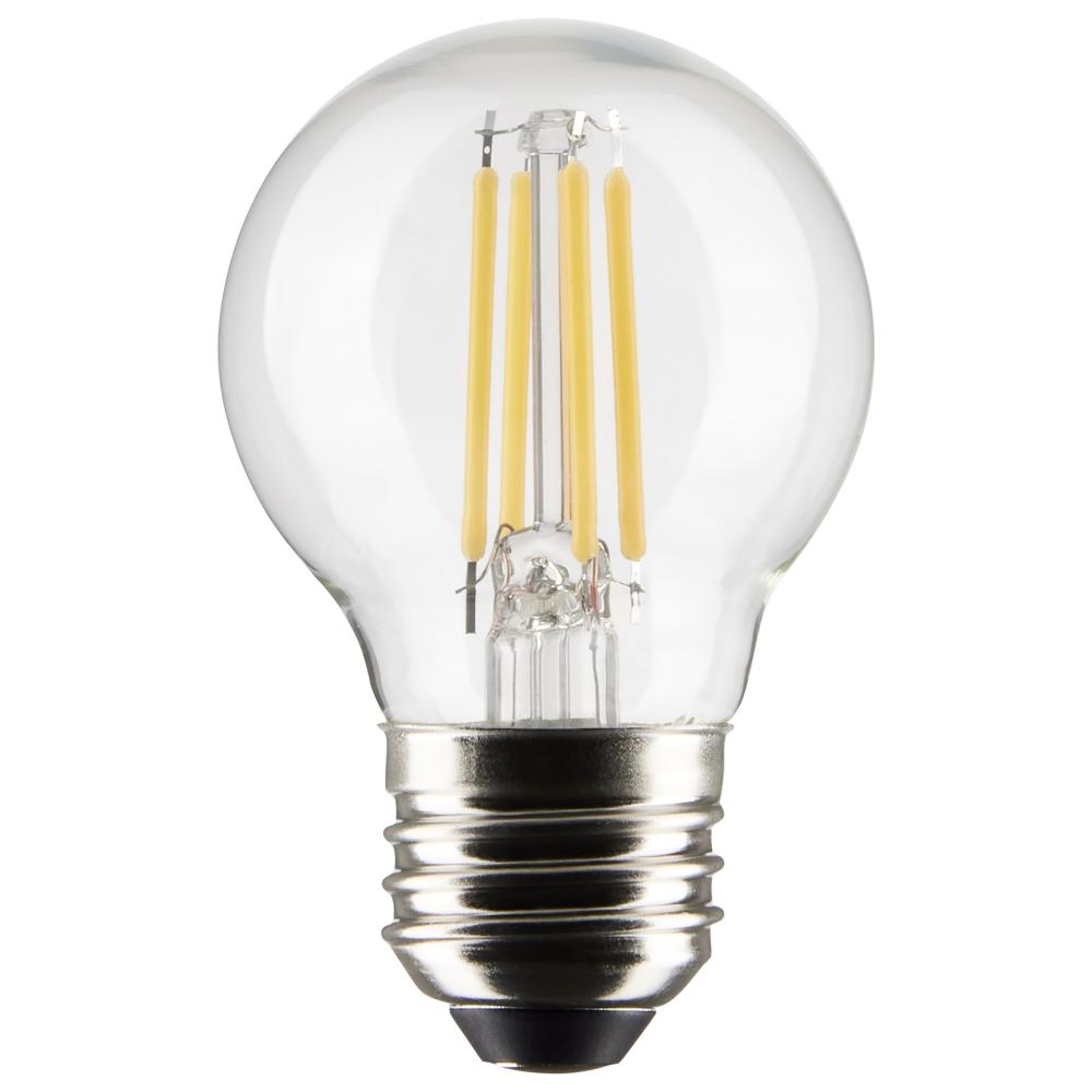 4 Watt G16.5 LED Filament; Clear; Medium base; 90 CRI; 4000K; 120 Volt