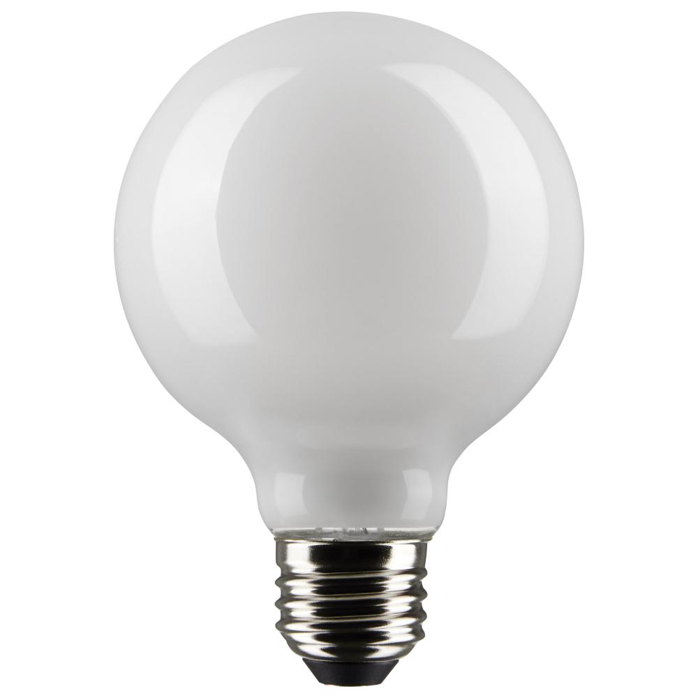 4.5 Watt G25 LED Filament; White; Medium base; 90 CRI; 2700K; 120 Volt