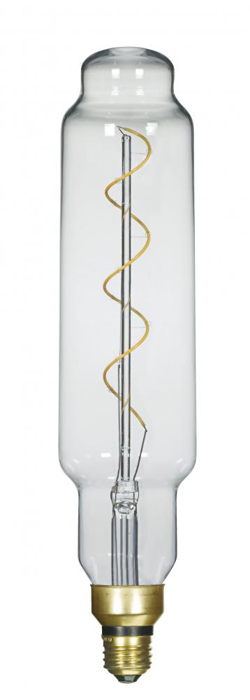 4 Watt T24 LED vintage style Filament; Clear; 25000 Average rated hours; Medium Base; 120 Volt