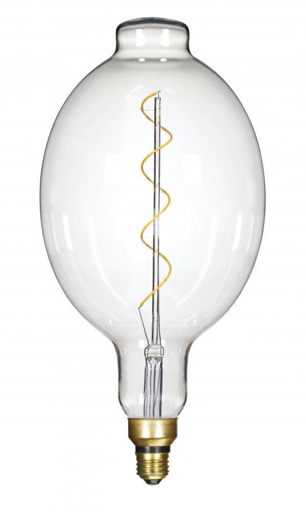 4 Watt BT56 LED vintage style Filament; Clear; 25000 Average rated hours; Medium Base; 120 Volt