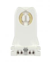 Satco Products Inc. 80/2022 - Bi-Pin Lampholder; Tall; T8/T12 Bulbs; Turn-Type; G13 Base With Screw And Nut; Quickwire No. 18GA;