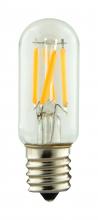 Satco Products Inc. S12114 - 3.5 Watt; T7 LED Filament; Clear; Intermediate base; 3000K; 350 Lumens; 120 Volt; Carded