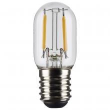 Satco Products Inc. S21859 - 3 Watt T6.5 LED Filament; Clear; Intermediate Base; 200 Lumens; 2700K