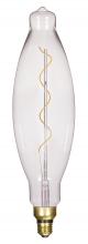 Satco Products Inc. S22431 - 4 Watt BT38 LED vintage style Filament; Clear; 25000 Average rated hours; Medium Base; 120 Volt