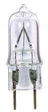 Satco Products Inc. S4611 - 25 Watt; Halogen; T4; Clear; 2000 Average rated hours; 210 Lumens; Bi Pin G8 base; 120 Volt