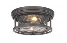 Z-Lite 493F2-BRZ - 2 Light Flush Mount