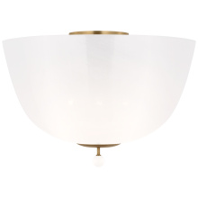 Visual Comfort & Co. Signature Collection ARN 4232HAB-WSG - Brisa 16" Semi-Flush Mount