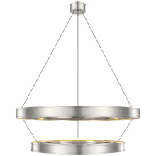Visual Comfort & Co. Signature Collection CHC 1618PN - Connery 40" Two-Tier Ring Chandelier