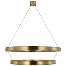 Visual Comfort & Co. Signature Collection CHC 1619AB - Connery 50" Two-Tier Ring Chandelier
