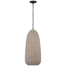 Visual Comfort & Co. Signature Collection CHC 5653BZ-ASW - Kokomo 15" Elongated Pendant