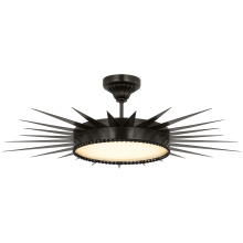 Visual Comfort & Co. Signature Collection SK 4192BZ-WG - Soleil 36" Semi-Flush Mount