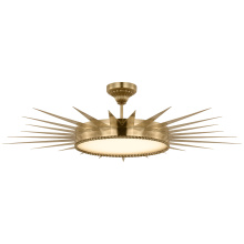 Visual Comfort & Co. Signature Collection SK 4194HAB-WG - Soleil 45" Semi-Flush Mount