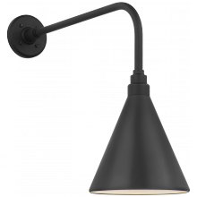 Visual Comfort & Co. Signature Collection TOB 2809MBK/S10-MBK - Academy 20" Rex Barn Light