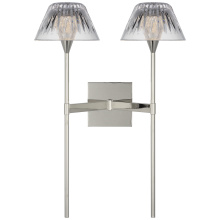 Visual Comfort & Co. Signature Collection WF 2003PN-CC - Blaze 19" 2 Light Tail Sconce