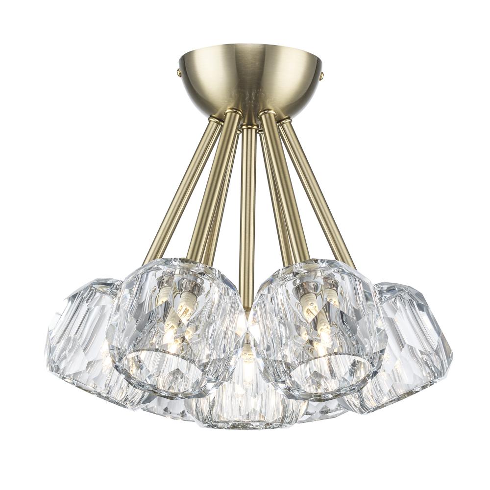 7LT SEMI FLSH ROSE CRYSTAL-AG