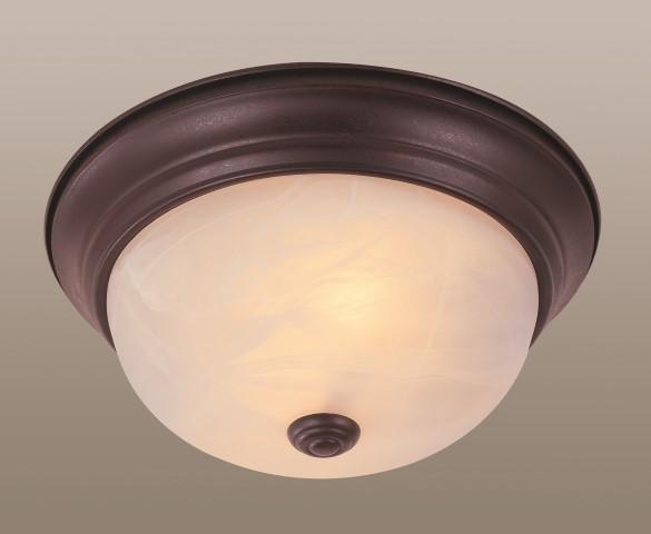 2LT FLUSH-SML-MARBLEIZED GLASS