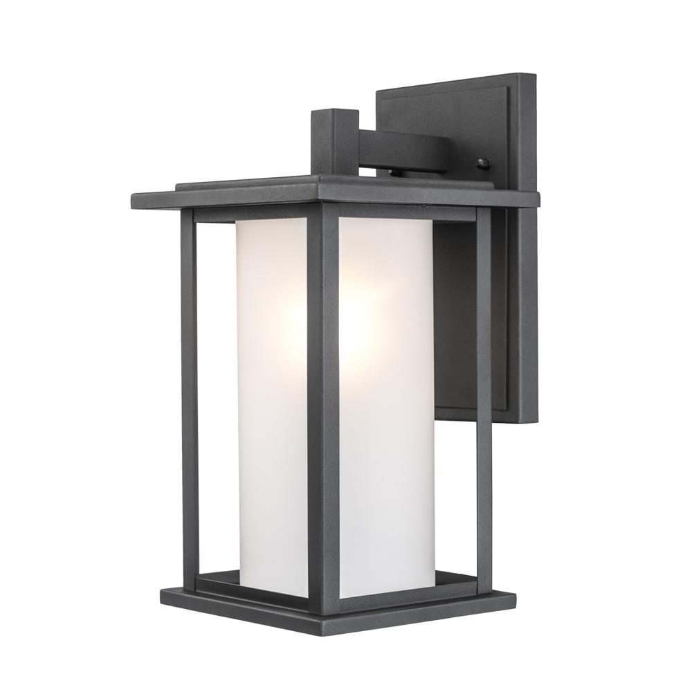 1LT WALL LANTERN-MED-FROSTED I