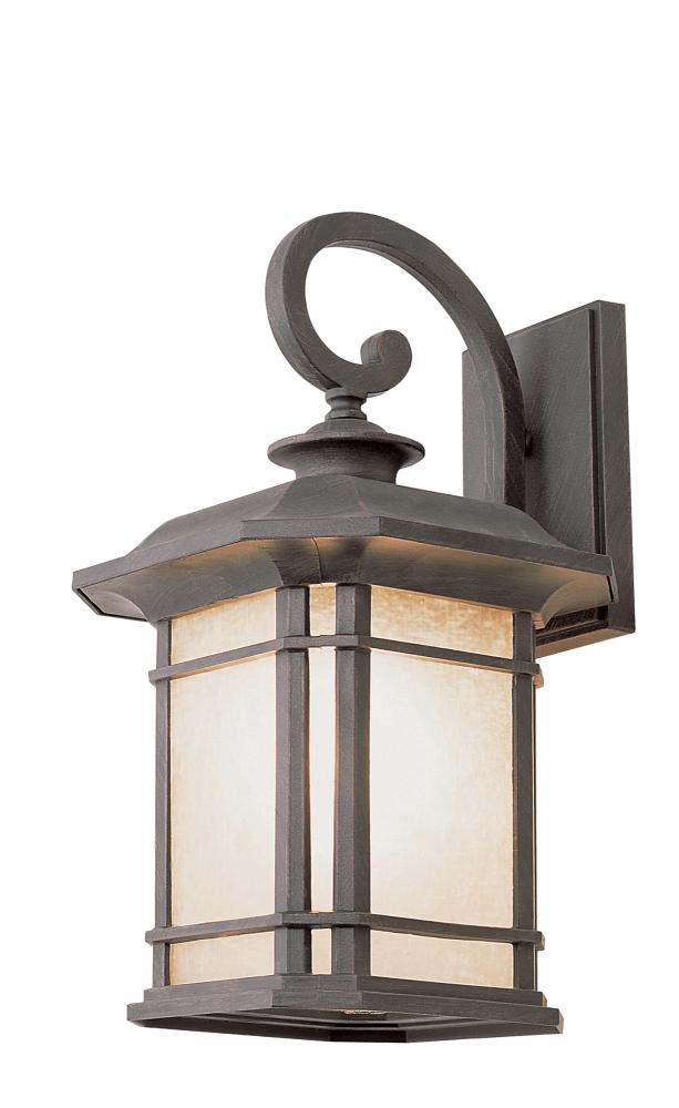 1LT WALL-SML-OUTD-LINEN GLASS