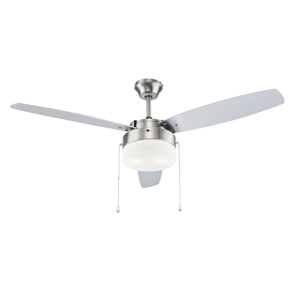 2LT 3 BLADE FROSTED GLASS-BN-1/2" ROD