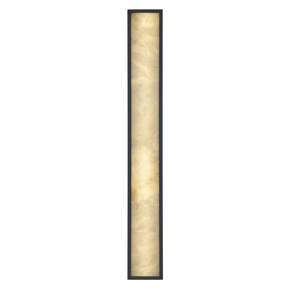 36" ALABASTER SQUARE SCONCE-BK
