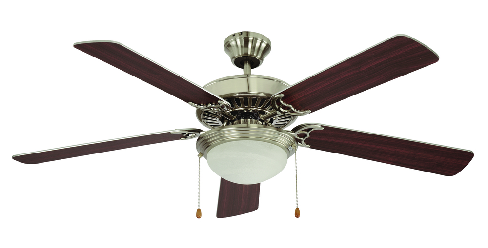 1LT FAN- W/LIGHT KIT E26-BN-1/2" ROD