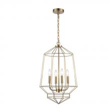 Trans Globe 11484 AG - 4LT CHAND-OPEN ART DECO-AG