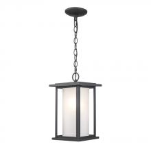 Trans Globe 51404 BK - 1LT HANGER-FROSTED INNER CYLIN