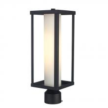 Trans Globe 51463 BK - 1LT POST TOP-17.75" TALL FROST