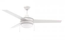 Trans Globe F-1023 WH - 2LT FAN-E26-3 BLADES-WH-1/2" ROD