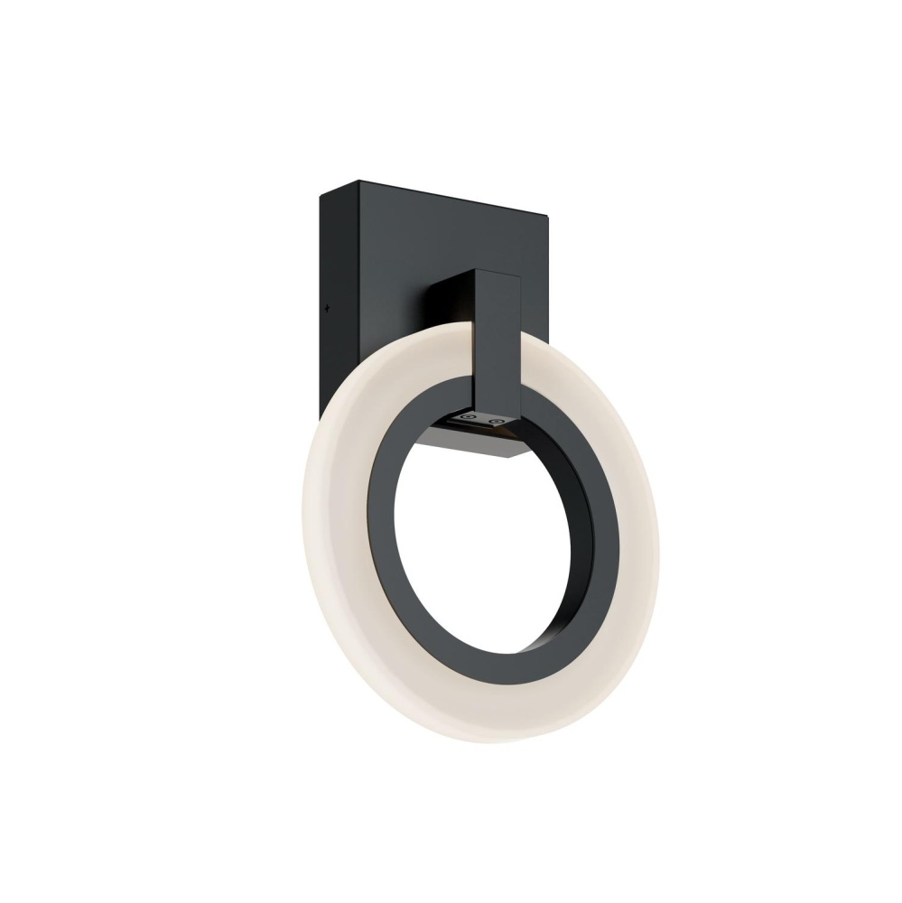 Halo 11'' LED Sconce, 120-277V, 18W, 5 CCT, BK