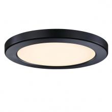 Westinghouse 6138000 - 9 in. 18W Dimmable LED Flush with Color Temperature Selection Black Finish