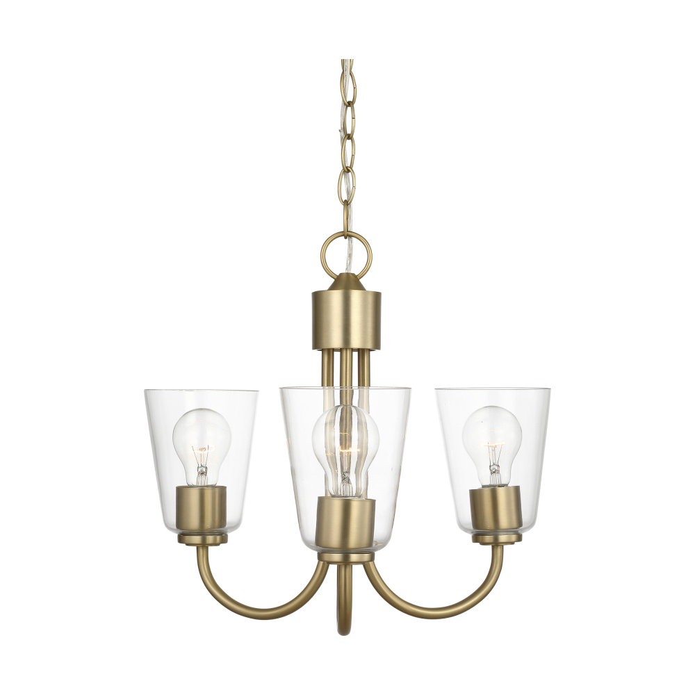 Miles Three Light Chandelier