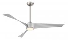 Minka-Aire F774L-BN/SL - Pike 56" LED Ceiling Fan