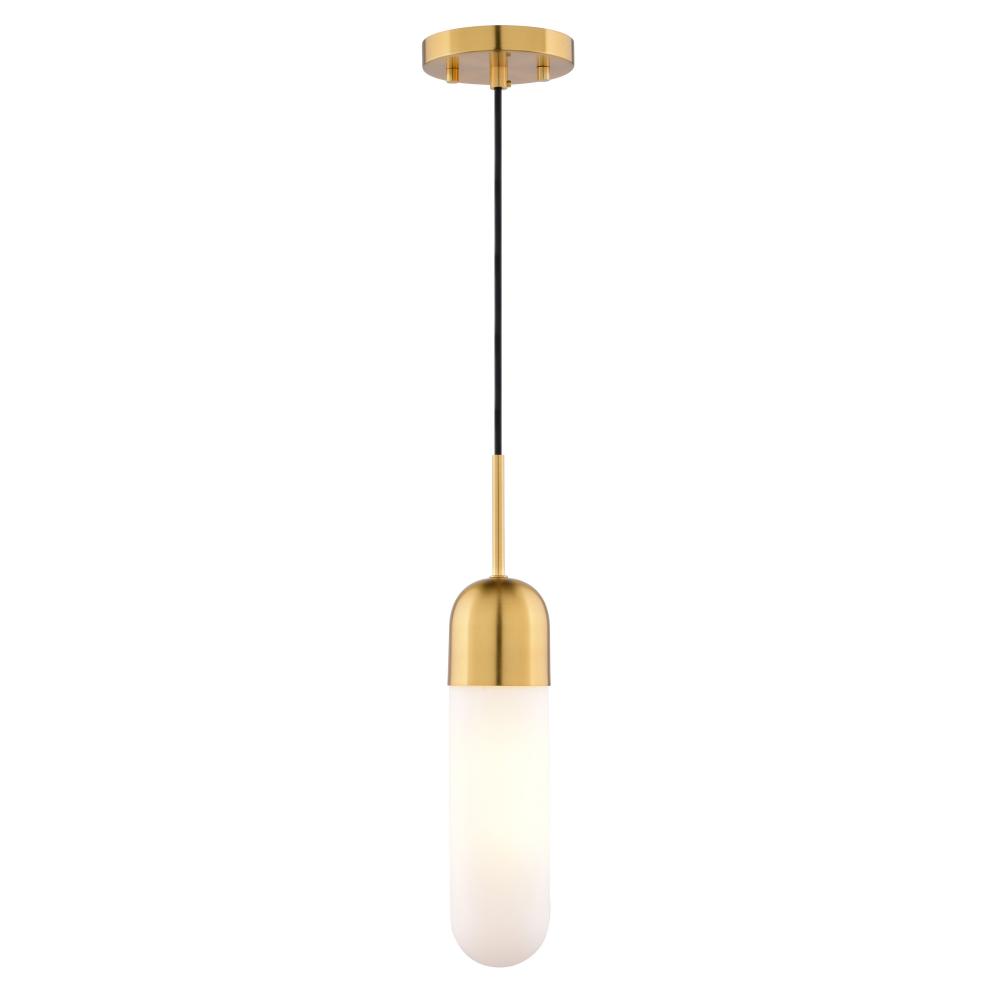 Thalia 4.75-in. 1 Light Mini Pendant Antique Gold