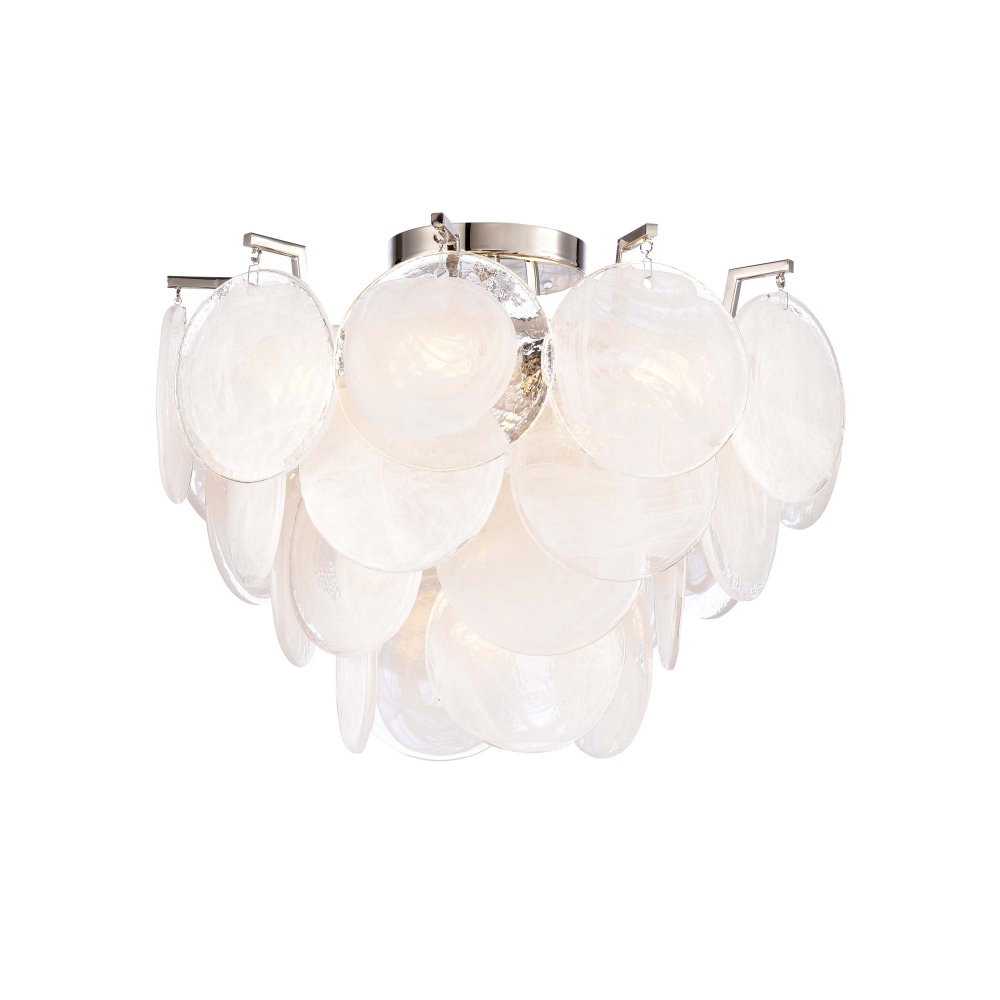 Jacobella Flush-Mount - Brushed Nickel