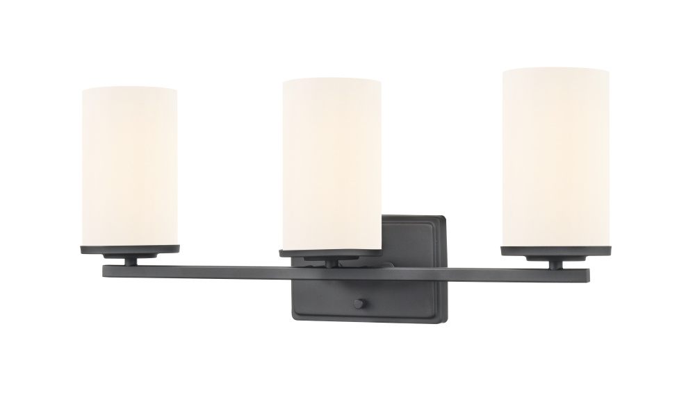 Verlana 22" 3-Light Vanity - Matte Black