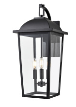 Millennium 6303-PBK - Houston 24" High 3-Light Outdoor Wall Lantern - Powder Coated Black