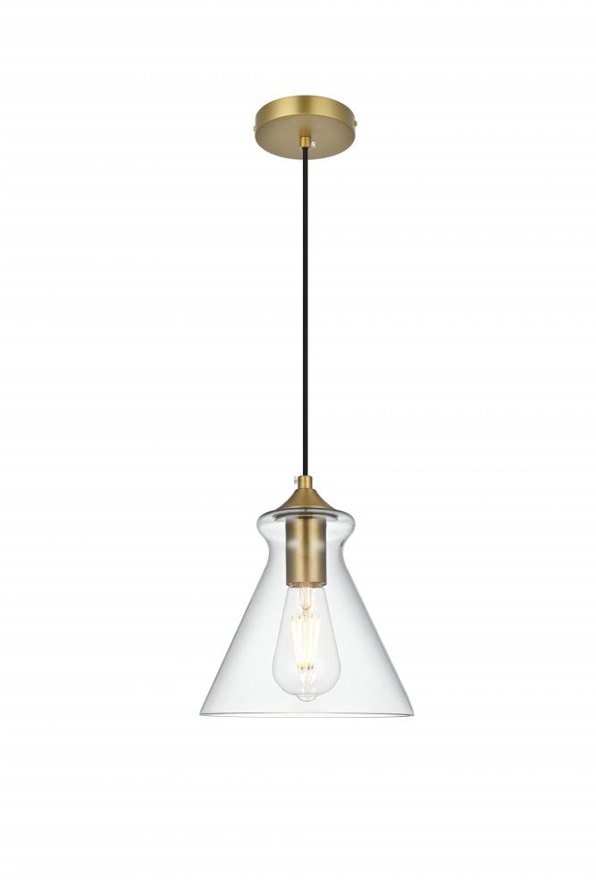 DESTRY Hang D7.9"H9.4"L1 Satin Gold