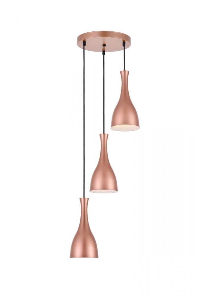 Aiken Hang D13.8"H11.4"L3 Honey Gold
