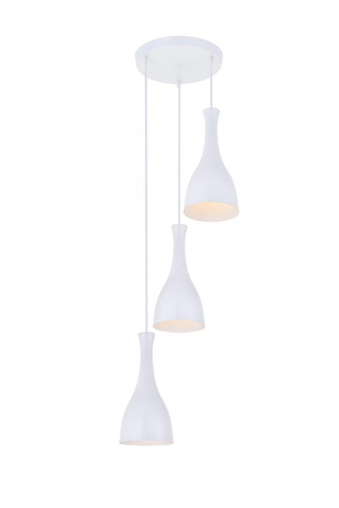 Aiken Hang D13.8"H11.4"L3 White