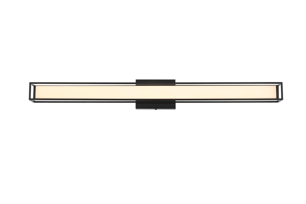 Wall Sconce L36" E4.5" H4.3" LED 24W 3CCT Black