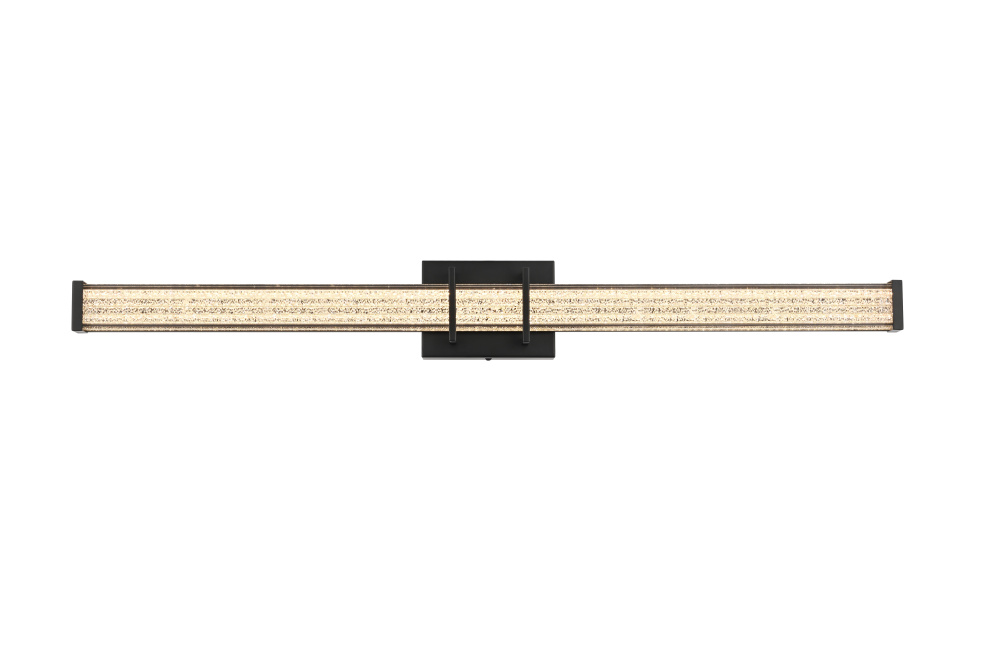 Wall Sconce L36" E4.5" H4.3" LED 24W 3CCT Black