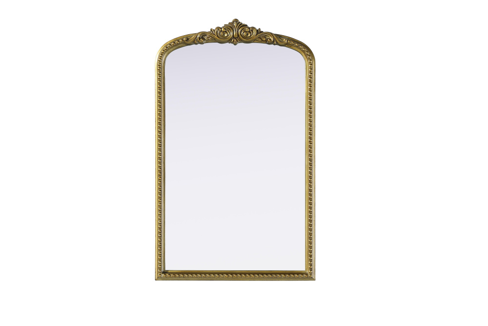 Wall mirror 22"x1.4"x36" Antique Brass
