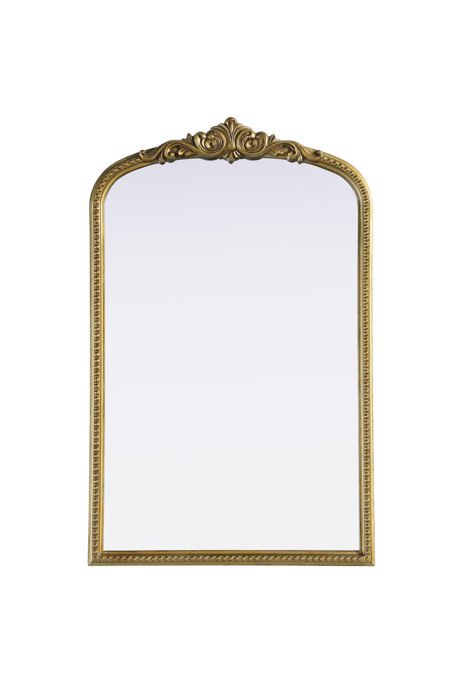 Wall mirror 27"x1.4"x42" Antique Brass