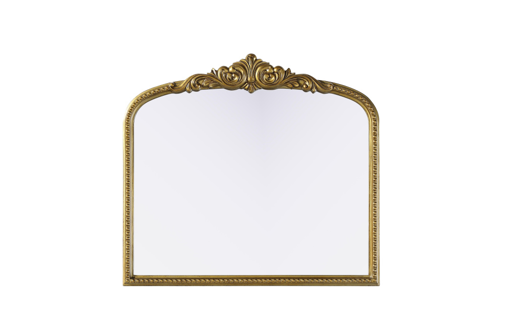 Wall mirror 33"x1.4"x30" Antique Brass