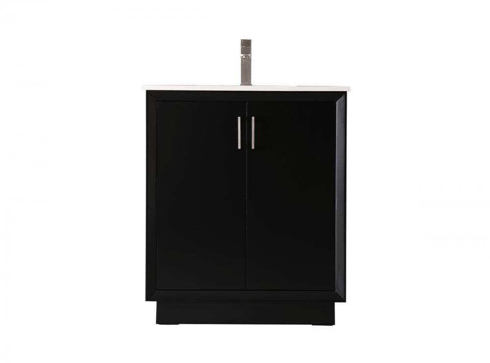 Hayes Vanity Cabinet 2Dr 30"W x 22"D x 35"H black